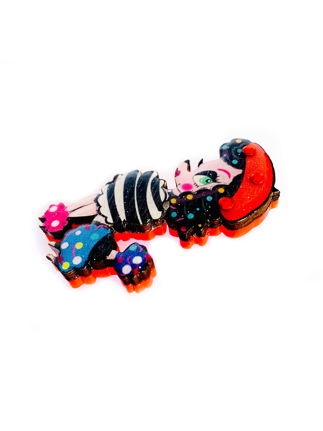 Lulu goes to Paris Poodle Brooch by Rosie Rose Parker