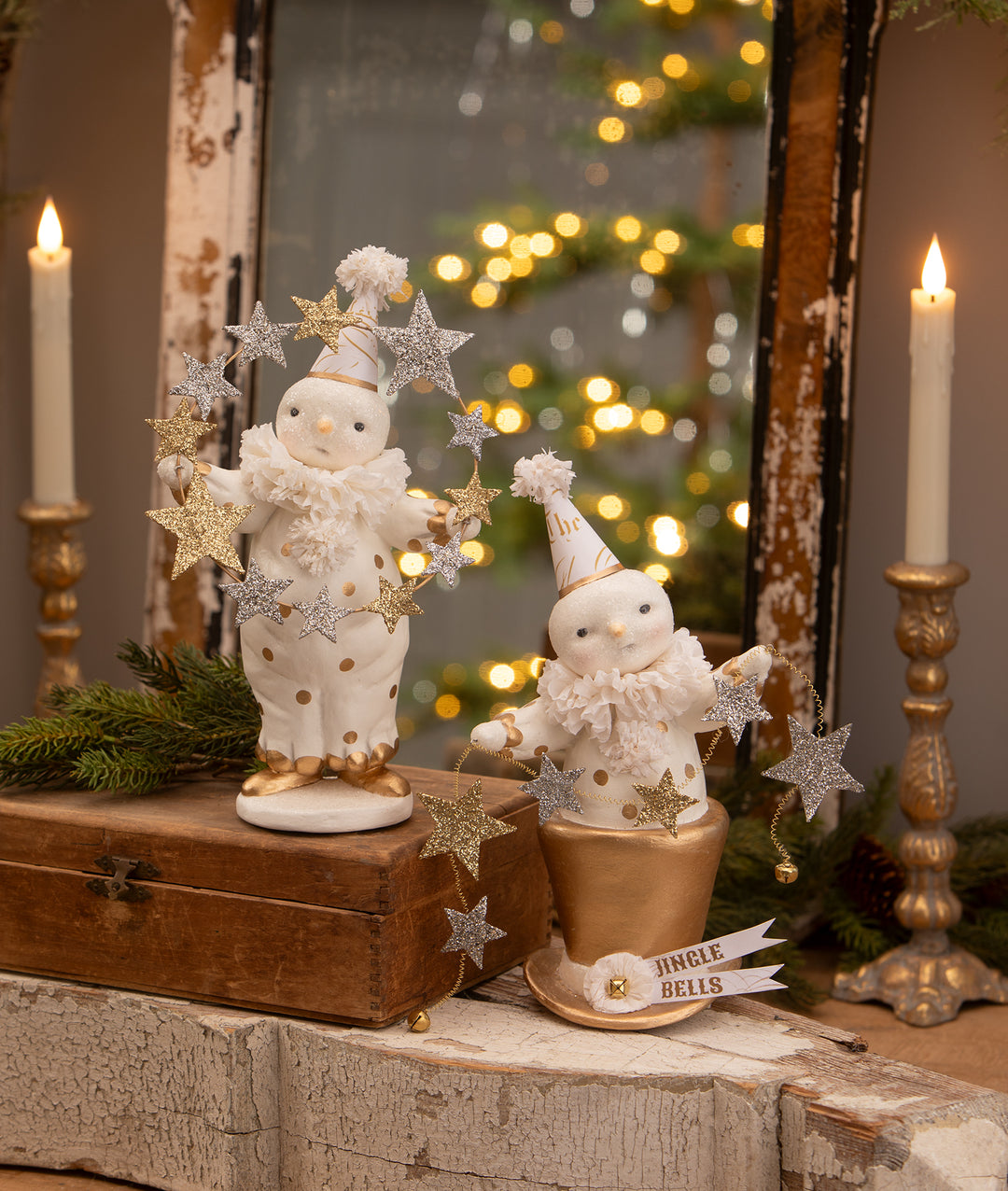 Top Hat Star Snowman by Bethany Lowe Designs, image 4