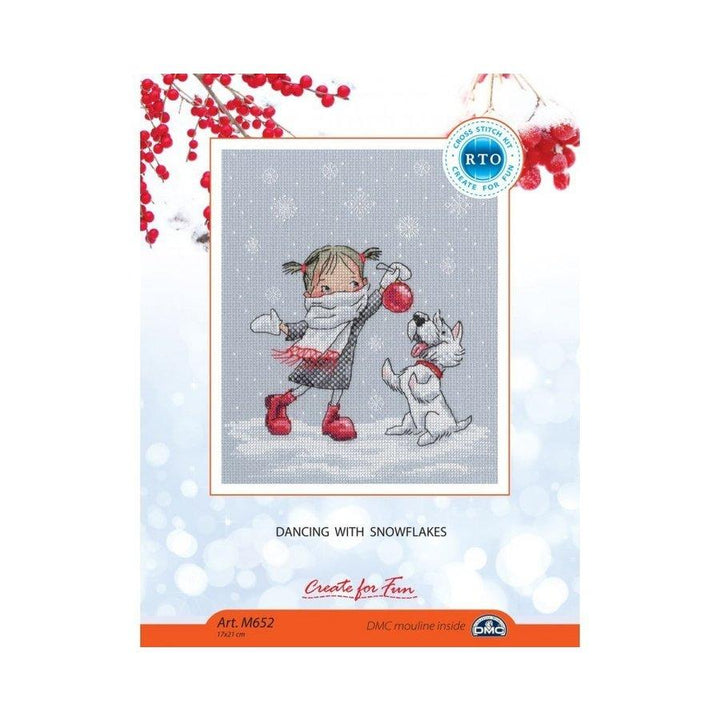 Dancing with snowflakes M652 Counted Cross Stitch Kit