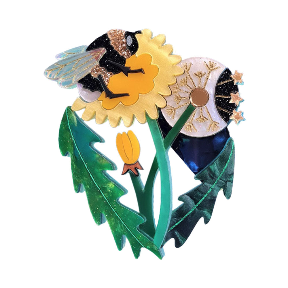 Dandelion Brooch- Pre Order by Cherryloco Jewellery 1