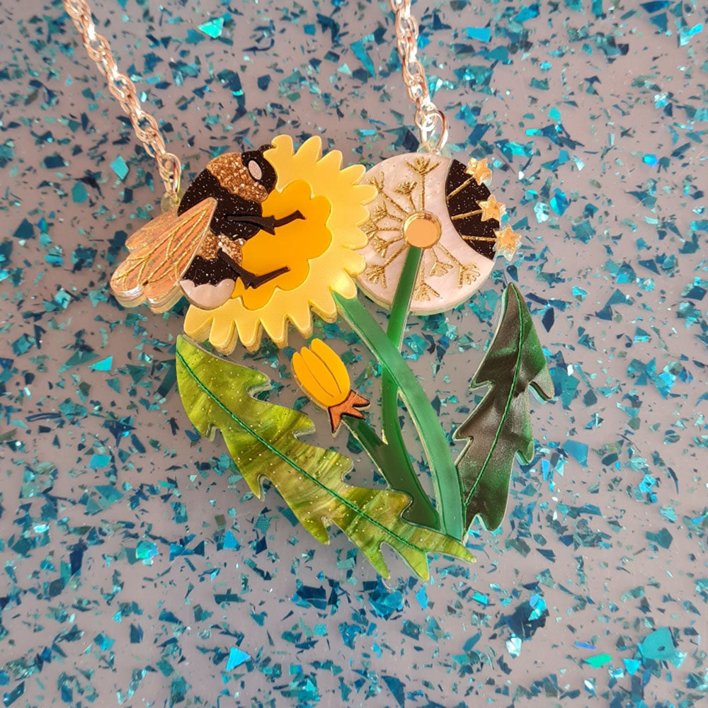 Dandelion Necklace - Pre Order by Cherryloco Jewellery 3