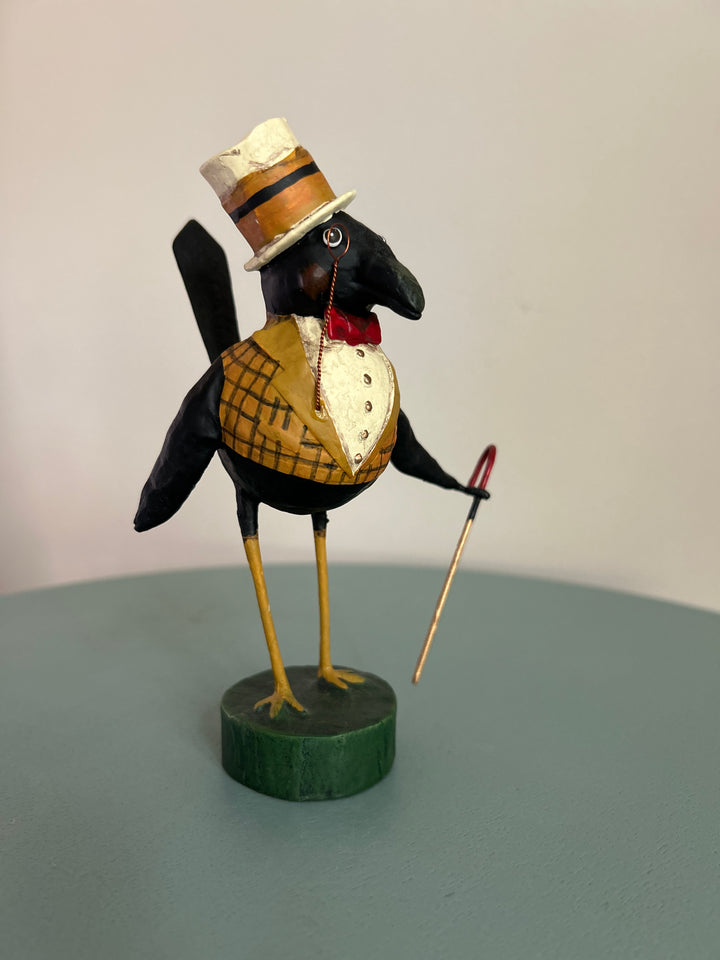 Dapper crow front view