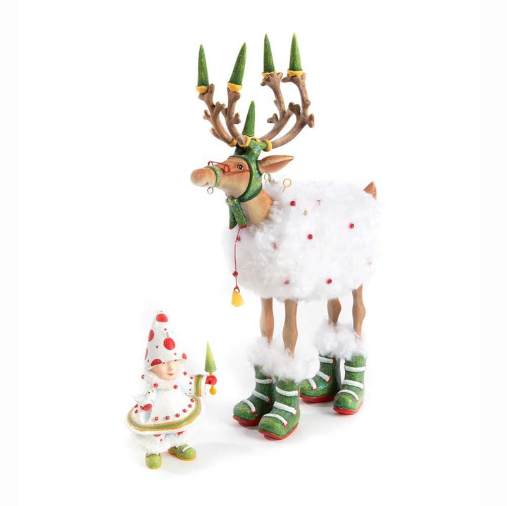 Dash Away Blitzen Reindeer Figure by Patience Brewster - Quirks!