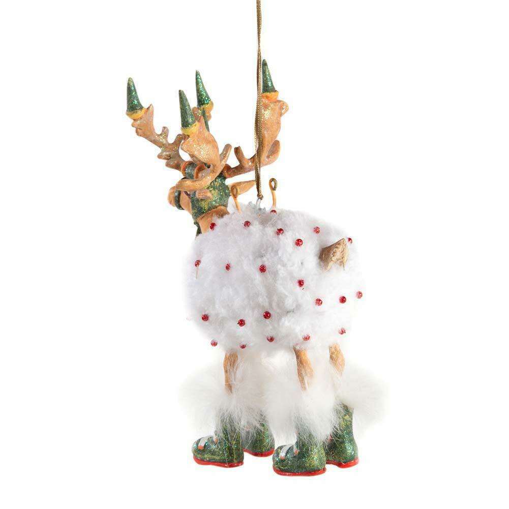 Dash Away Blitzen Reindeer Ornament by Patience Brewster – view 2