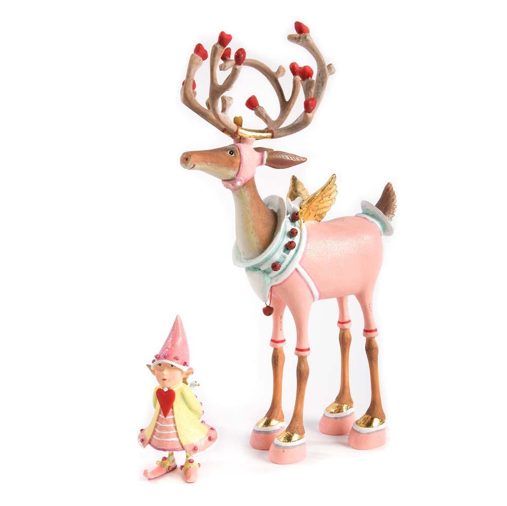 Dash Away Cupid Reindeer Figure by Patience Brewster - Quirks!