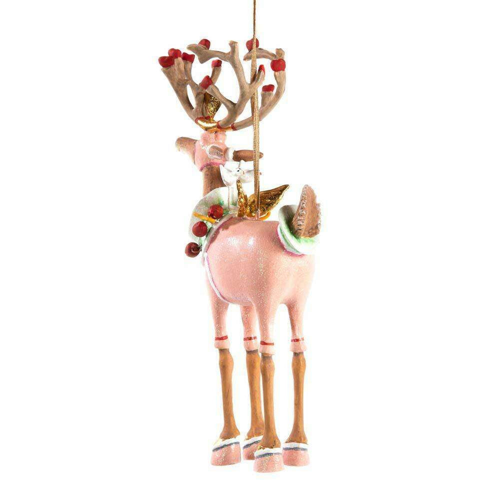 Dash Away Cupid Reindeer Ornament by Patience Brewster – view 2
