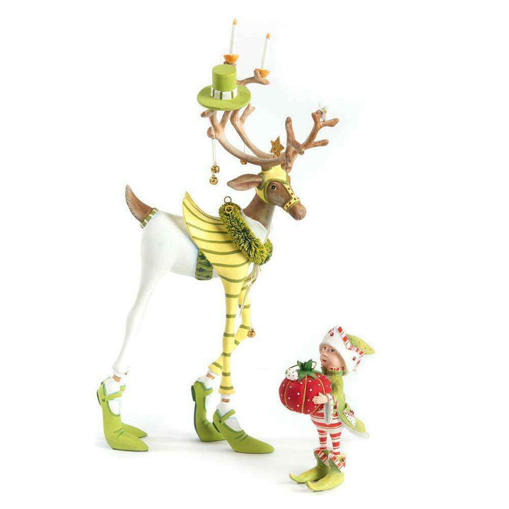 Dash Away Prancer Reindeer Figure by Patience Brewster – view 4