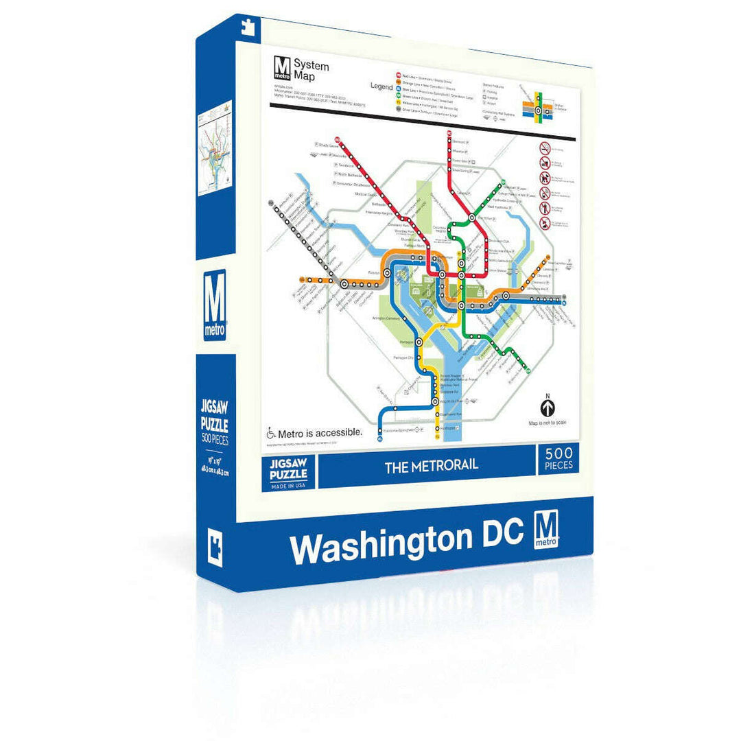 DC Metro Map Jigsaw Puzzle