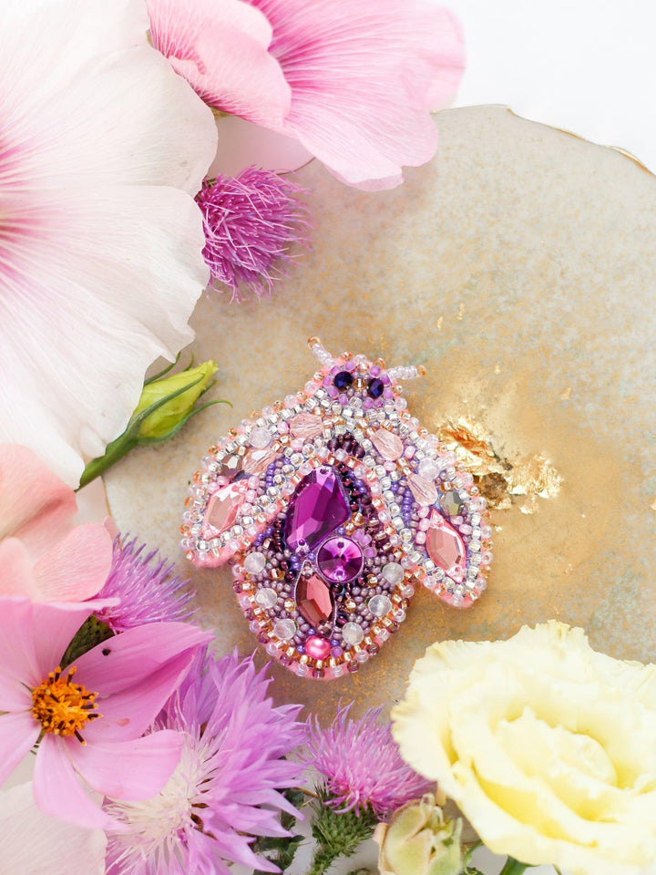 Decoration Ametrine wings AD-085