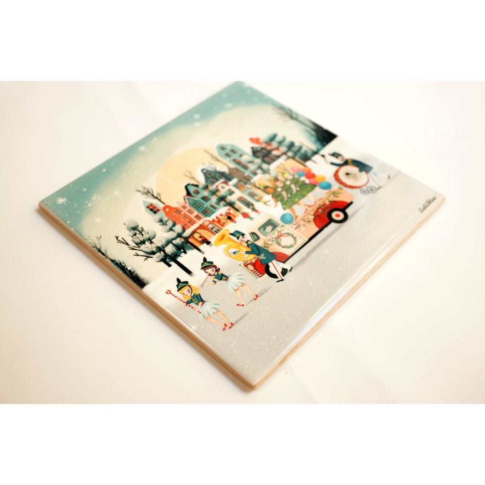 Decorative Tile Christmas Parade by Laliblue 4