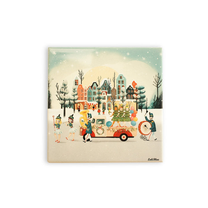 Decorative Tile Christmas Parade by Laliblue 