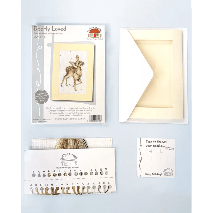 Deerly Loved - Thread XGC58-TP Counted Cross Stitch Kit