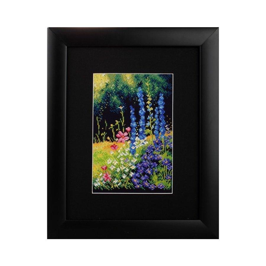 Delphinium and cosmos M626 Counted Cross Stitch Kit