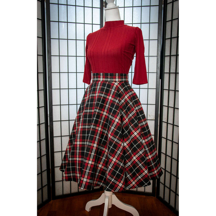 Denise Top 3/4 Sleeve - Brick Rib Knit