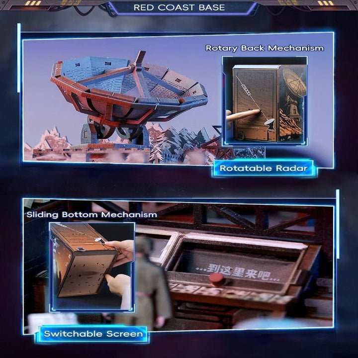 Book Nook Wizardi Miniature - Catching the Droplet Roombox Kit