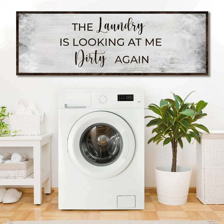 Dirty Laundry Sign II