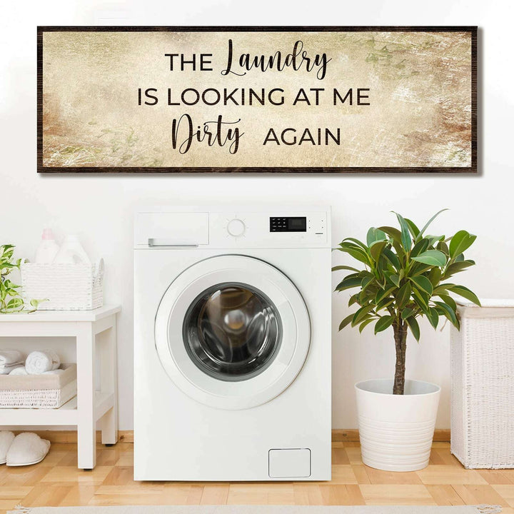 Dirty Laundry Sign II