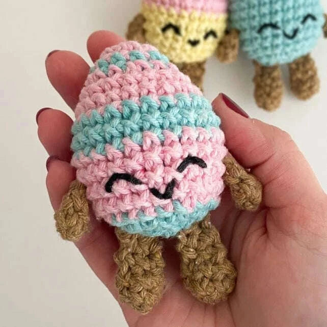 DIY Crochet Kit Happy Hoppy Easter Eggs PAK286