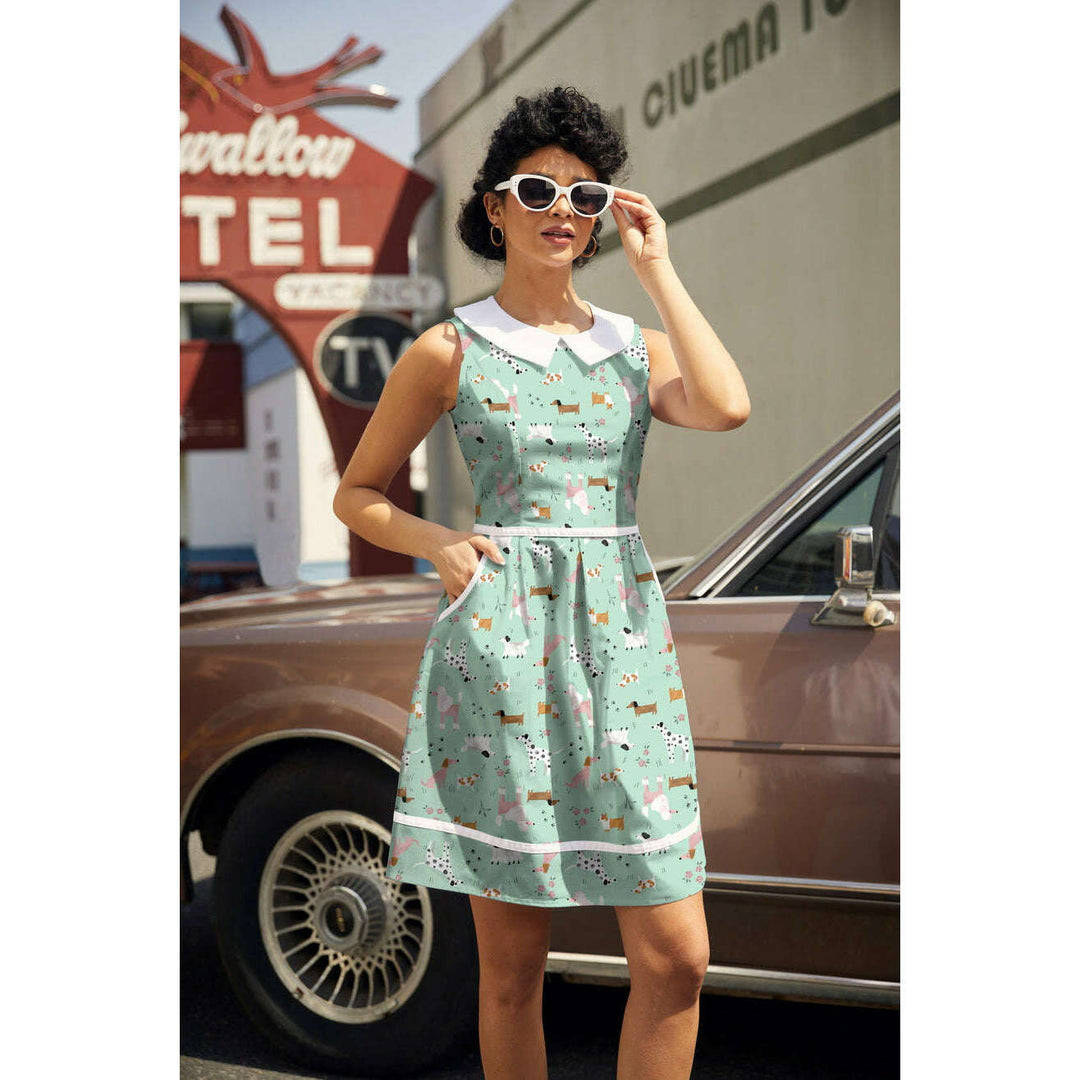 Dogs Collared Dress