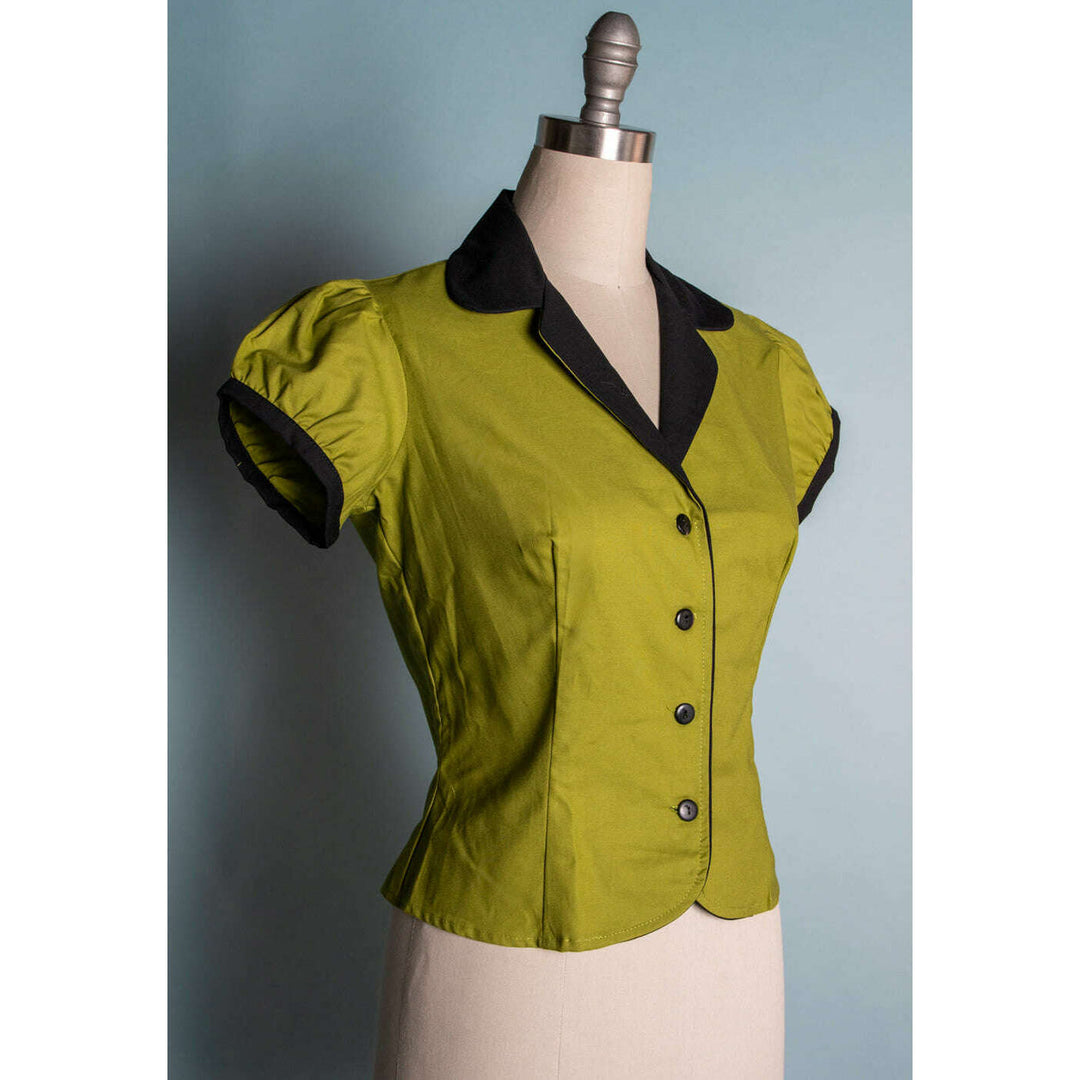 Dolly Blouse - Chartreuse