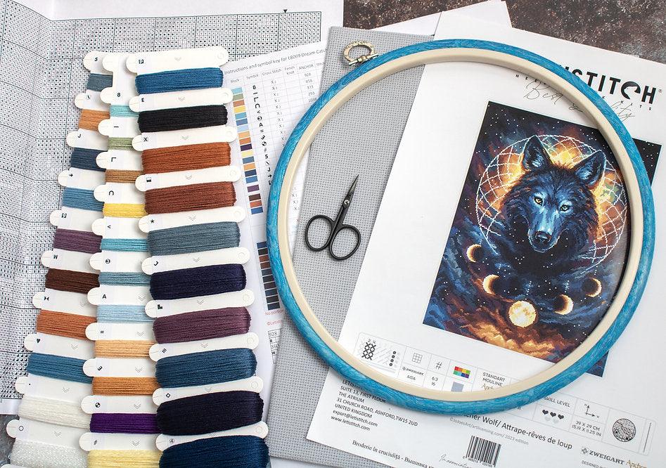 Dream Catcher Wolf L8069 Counted Cross Stitch Kit