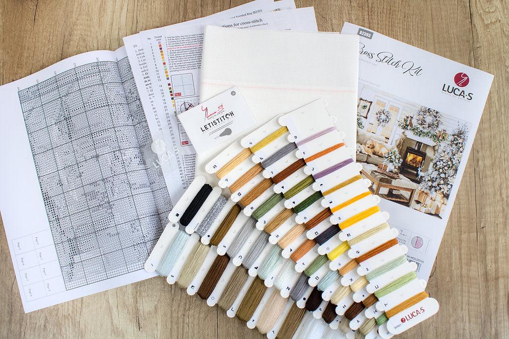 Dreaming of a White Christmas B2393L Counted Cross-Stitch Kit