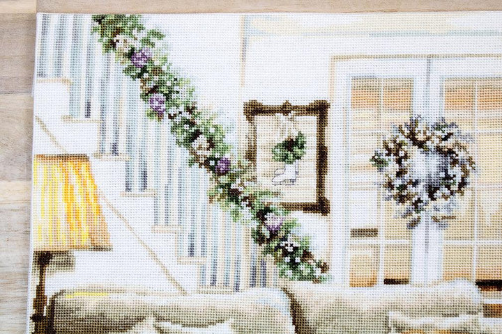 Dreaming of a White Christmas B2393L Counted Cross-Stitch Kit