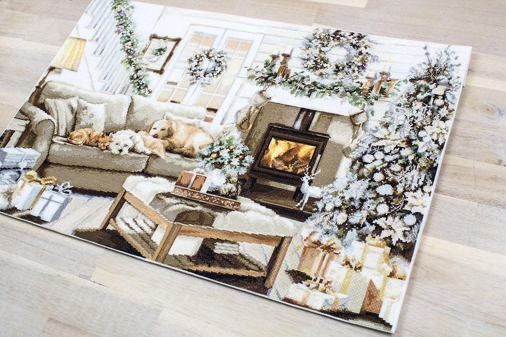 Dreaming of a White Christmas B2393L Counted Cross-Stitch Kit