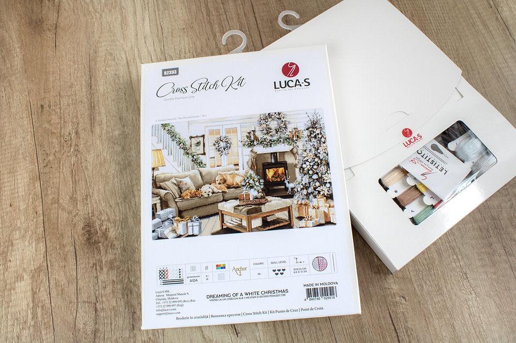 Dreaming of a White Christmas B2393L Counted Cross-Stitch Kit