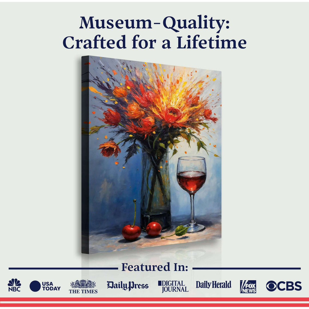 Dynamic Still Life Abstract Wall Art