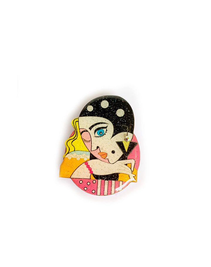 The Glamour Girl Brooch by Rosie Rose Parker