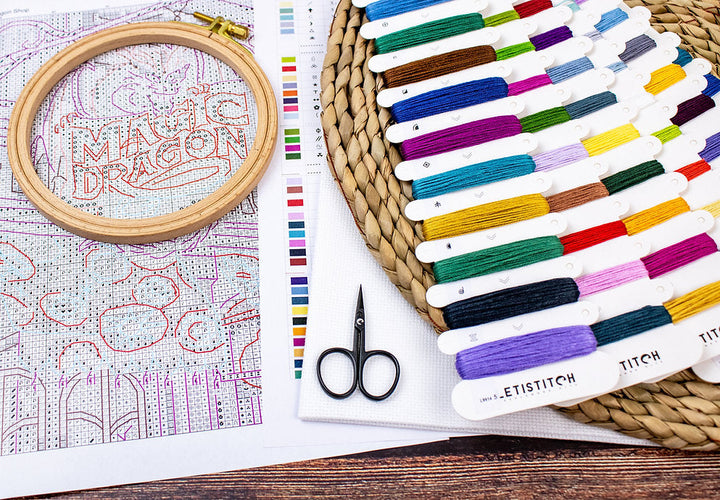 The Magic Dragon Shop  L9914 Counted Cross Stitch Kit