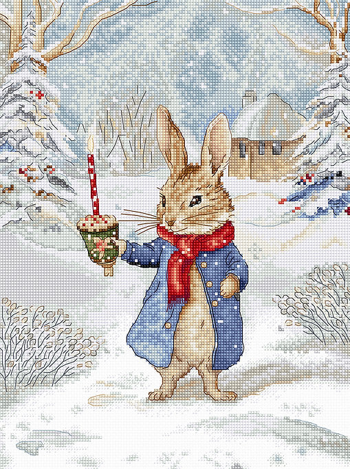 Christmas Caroling L9918 Counted Cross Stitch Kit