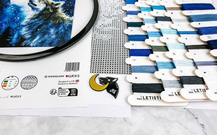 Midnight snowfall L9923 Counted Cross Stitch Kit