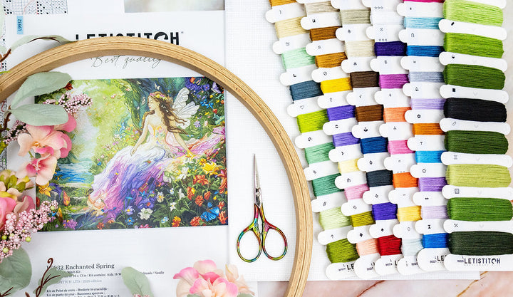 Enchanted Spring L9932 Counted Cross Stitch Kit