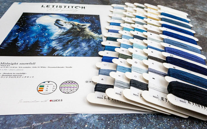 Midnight snowfall L9923 Counted Cross Stitch Kit