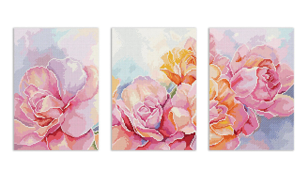 Roses L9930 Counted Cross Stitch Kit