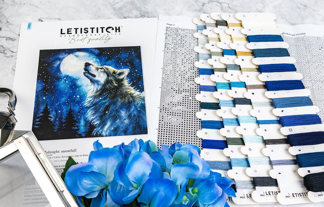 Midnight snowfall L9923 Counted Cross Stitch Kit