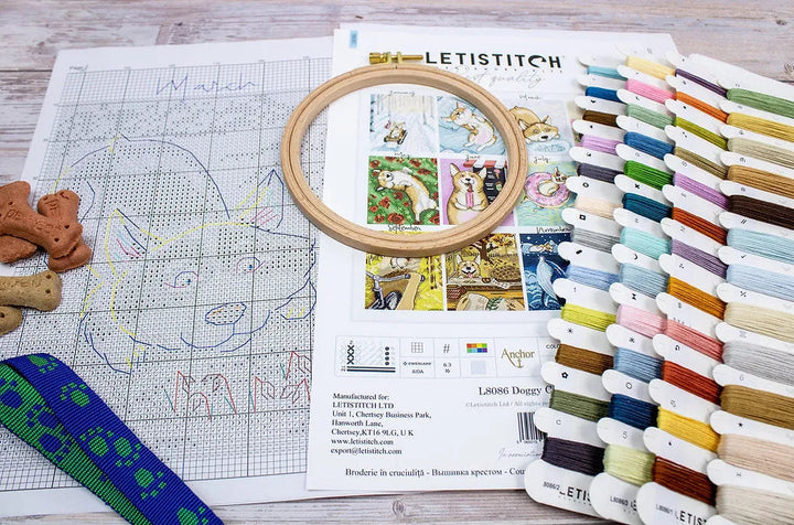 Doggy Calendar L8086 Counted Cross Stitch Kit