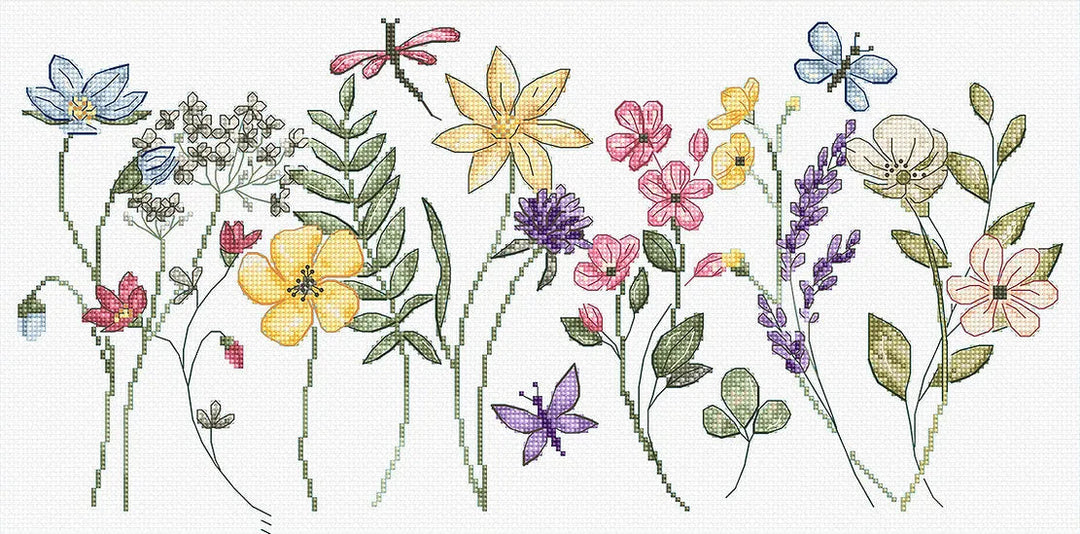 Summer Bloom L8094 Counted Cross Stitch Kit