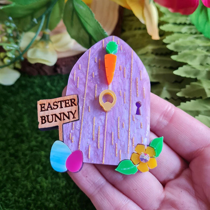 Easter Bunny House Necklace by Cherryloco Jewellery 4