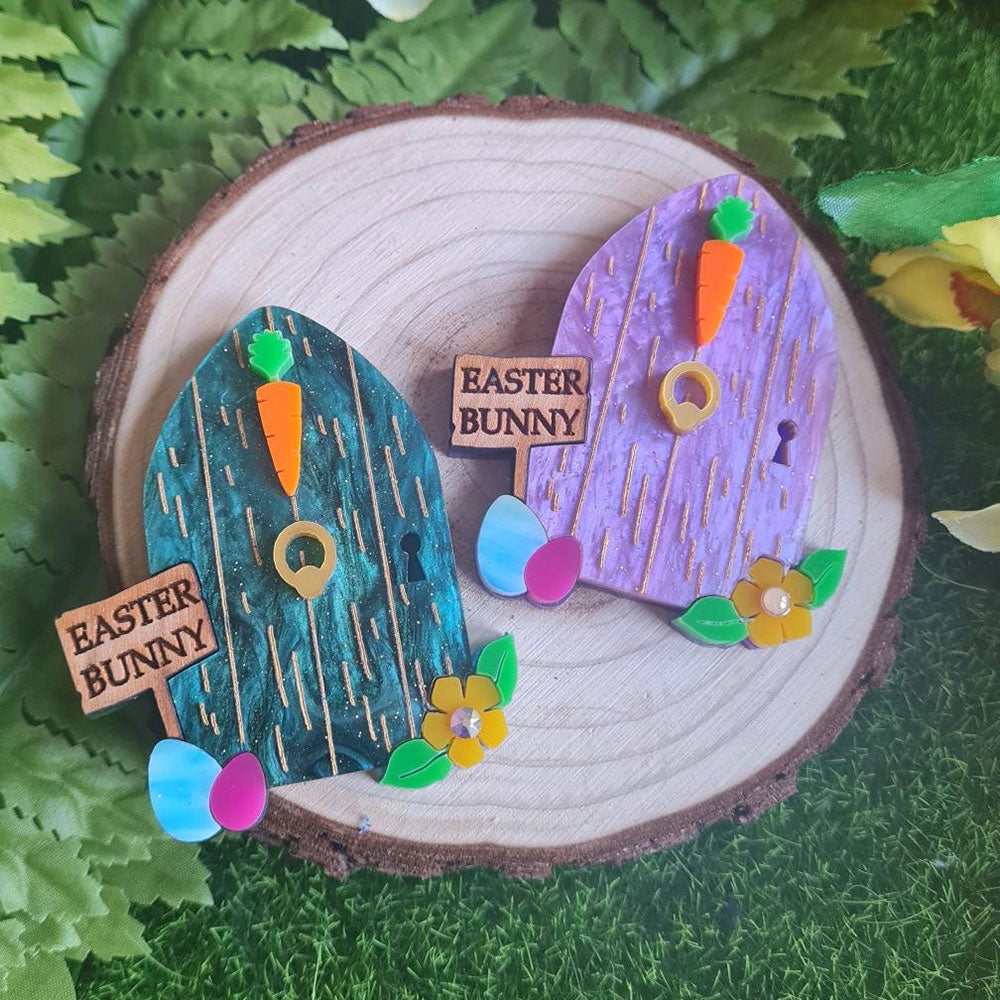 Easter Bunny House Necklace by Cherryloco Jewellery 1