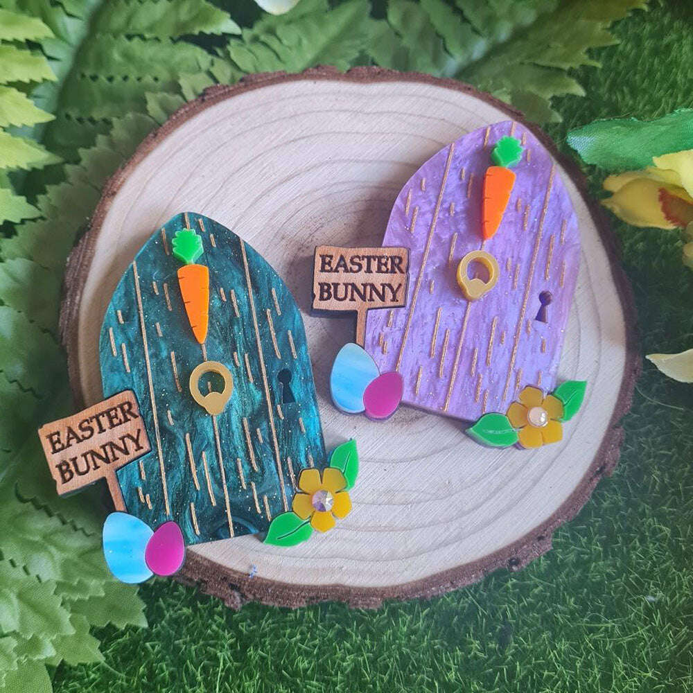 Easter Bunny House Necklace by Cherryloco Jewellery 1