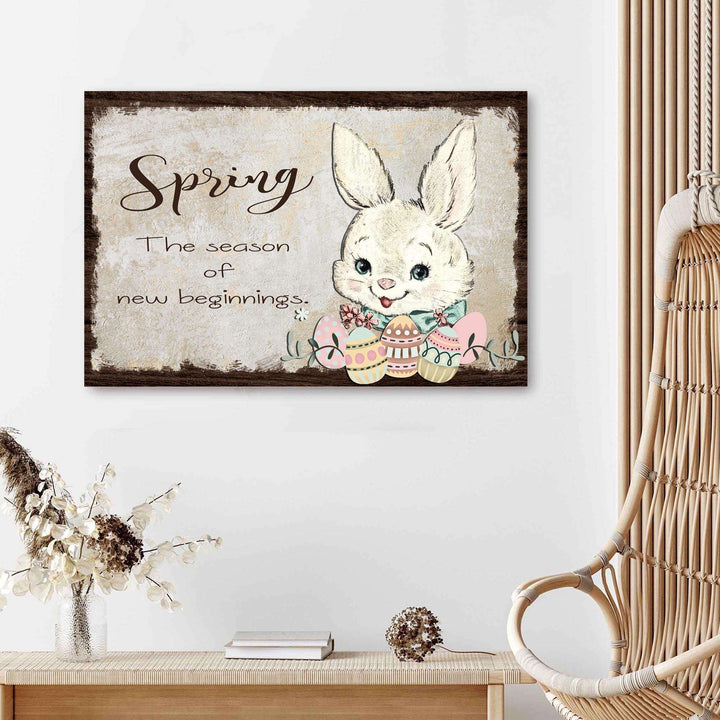 Easter Bunny Spring Sign