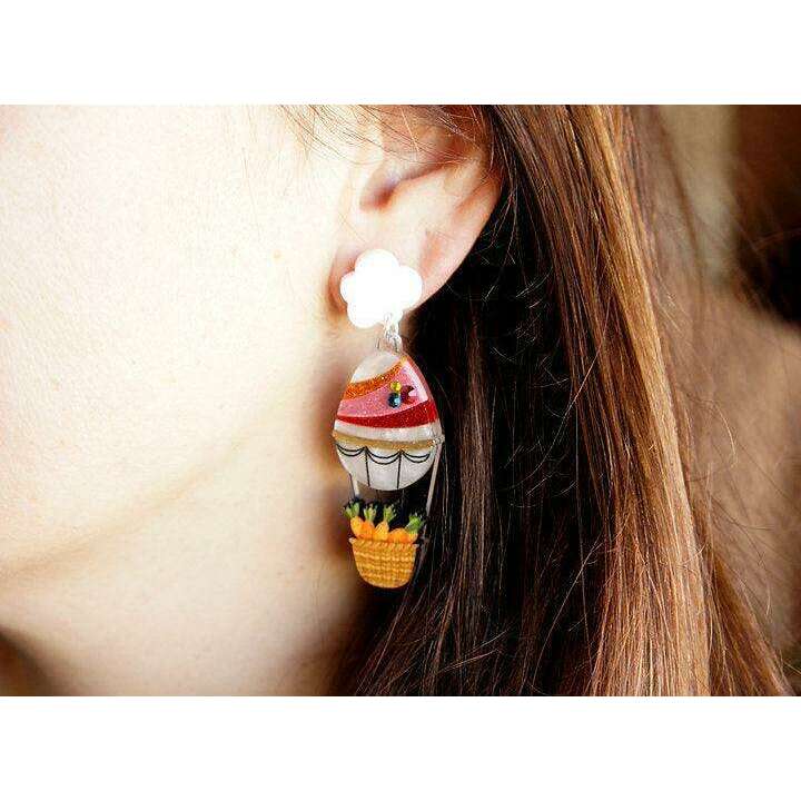 Easter Egg Balloon Earrings by Laliblue - Quirks!
