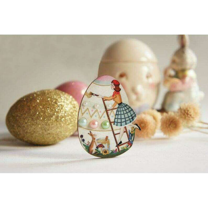 Easter Egg Brooch by Laliblue - Quirks!