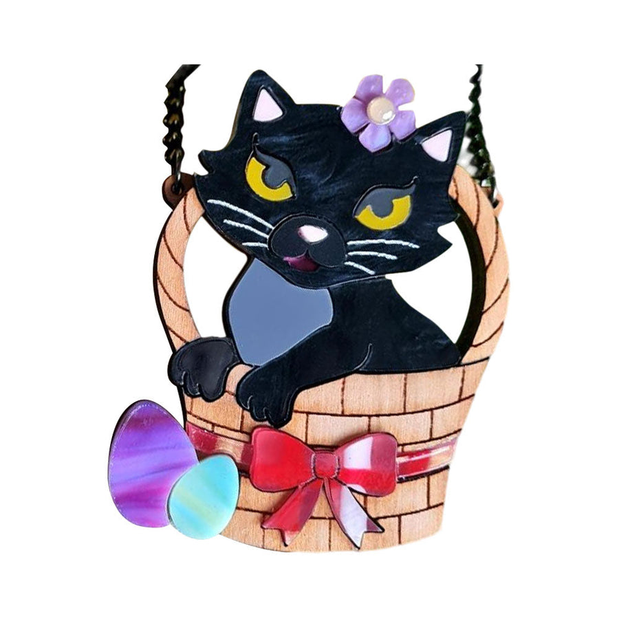 Easter Kitten Necklace by Cherryloco Jewellery 1