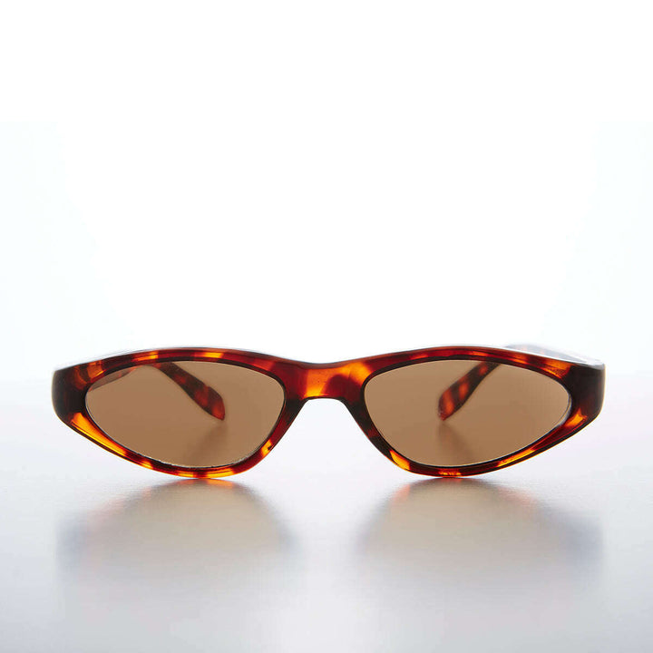 Edgy Small Cat Eye 90s Vintage Sunglass - Vicky