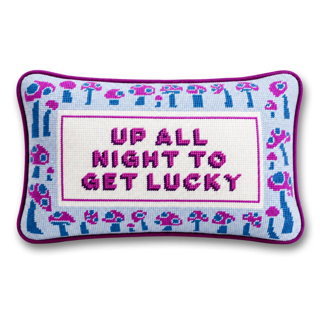 Get Lucky Needlepoint Pillow