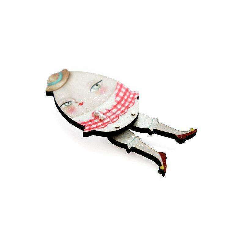 Egg Girl Brooch by Laliblue - Quirks!